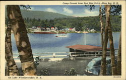 Camp Ground from East Side Drive Alton Bay, NH Postcard Postcard Postcard