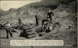 Coal Bootleggers Pennsylvania Postcard Postcard Postcard