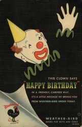 Kamor Shoe Co. Weather-Bird Shoes Postcard