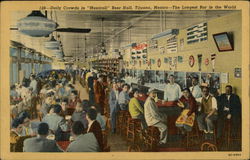 The longest bar in the world Postcard