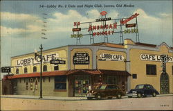 Lobby No. 2 Cafe and Night Club Juarez, Mexico Postcard Postcard Postcard