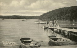 On the Lake, Camp Milford Postcard