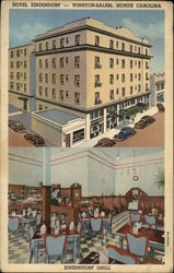 Hotel Zinzendorf Winston-Salem, NC Postcard Postcard Postcard