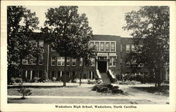 Wadesboro High School North Carolina Postcard Postcard Postcard