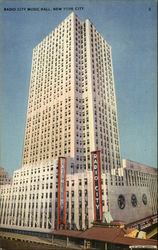 Radio City Music Hall New York City, NY Postcard Postcard Postcard