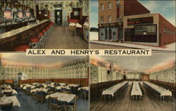 Alex & Henry's Restaurant New York, NY Postcard Postcard Postcard