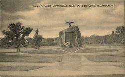 World War Memorial, Long Island Postcard