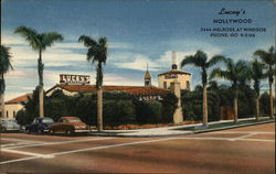 Lucey's Restaurant Hollywood, CA Postcard Postcard Postcard
