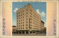 Ponce de Leon Hotel Roanoke, VA Postcard Postcard Postcard
