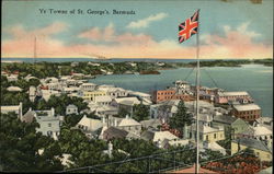 View of Town St. George's, Bermuda Postcard Postcard Postcard