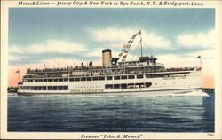 Steamer "John A. Merck" - Merck Lines Postcard