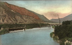 Water View from State Bridge Glenwood Springs, CO Postcard Postcard Postcard