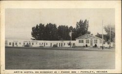 Art's Motel Fernley, NV Postcard Postcard Postcard