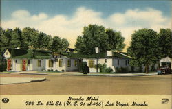 Nevada Motel Postcard
