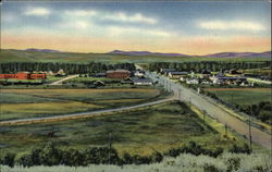 View of Town Postcard