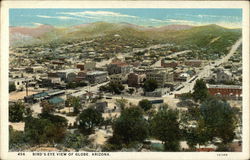 Bird's Eye View of Globe Arizona Postcard Postcard Postcard