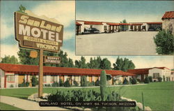 Sunland Motel Postcard