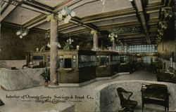 Orange County Savings and Trust Co. - Interior Postcard