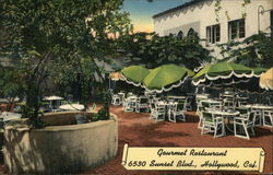 Gourmet Restaurant Hollywood, CA Postcard Postcard Postcard