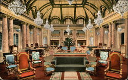 Main Court, Palace Hotel San Francisco, CA Postcard Postcard Postcard