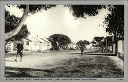 Street Scene, East Garrison, Fort Ord Salinas, CA Postcard Postcard Postcard