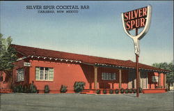 Silver Spur Cocktail Bar Postcard