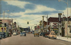 Business District Tucumcari, NM Postcard Postcard Postcard