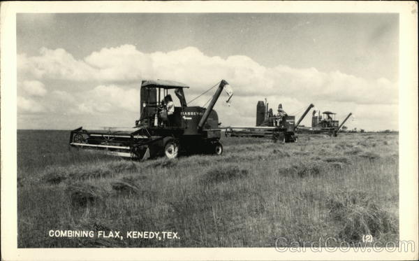 Combining Flax Kenedy Texas