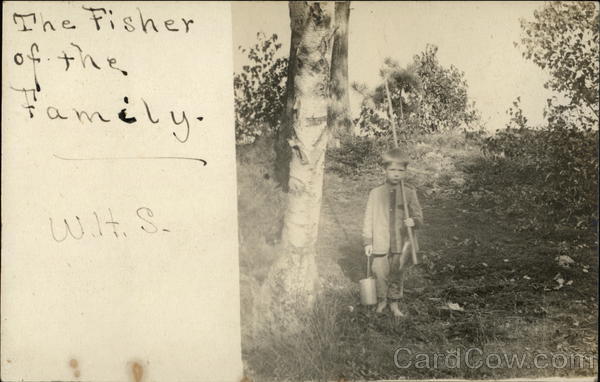 Small Boy with Fishing Pole