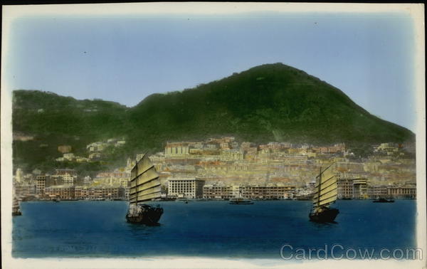 Sailboats in Asian Waters Hong Kong China