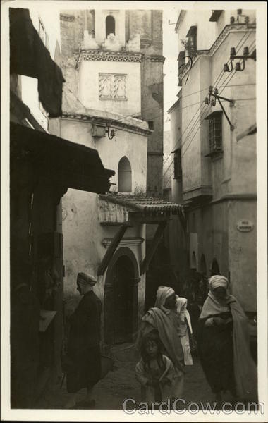 Street Scene Algeria Africa