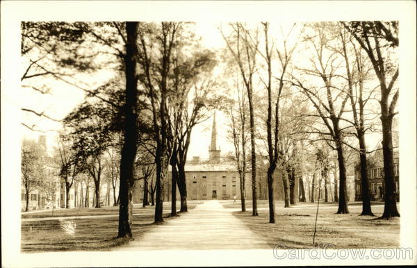 Old Kenyon College Residence Hall from Middle Path Gambier Ohio