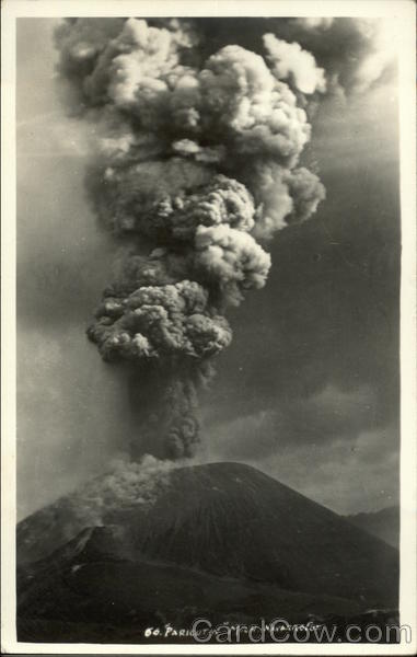 Paricutin Volcano Erupting Uruapan Mexico