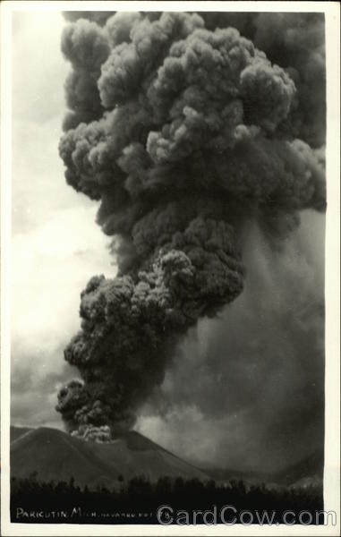 Volcano of Parícutin, Michoacán in Mexico
