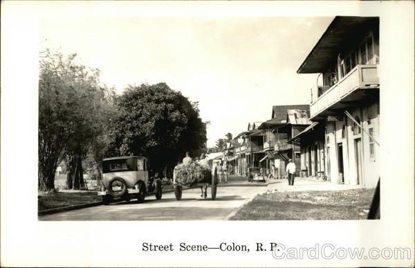 Street Scene Colon Panama
