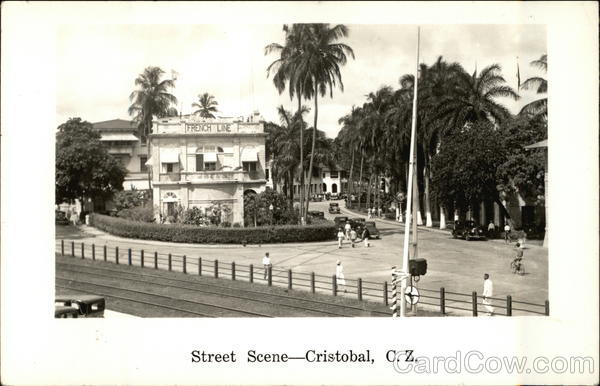 Street Scene Cristobal Panama
