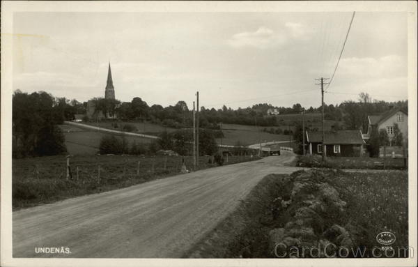 View of Town Undenas Sweden