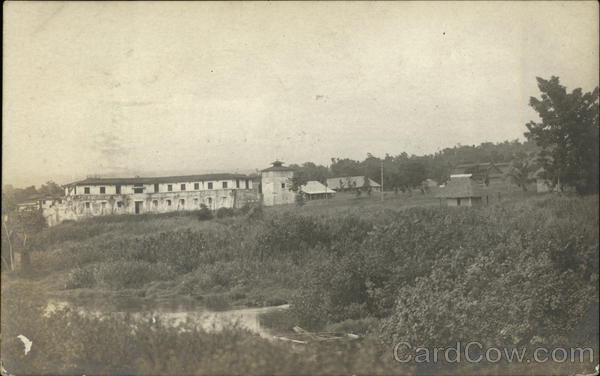 Buildings, Huts, Mindanas River Philippines