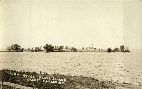 Light House Horse Island Sackets Harbor New York