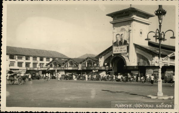 Saigon Central Market Vietnam Southeast Asia