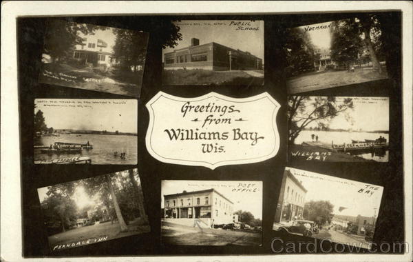 Collage of Pictures Williams Bay Wisconsin