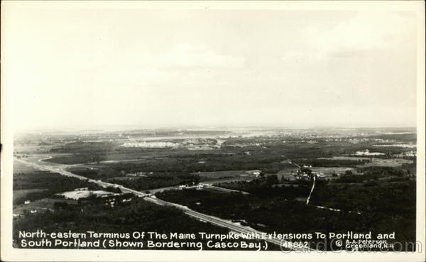 Scene Overlooking Portland, Maine Turnpike A. A. Peterson