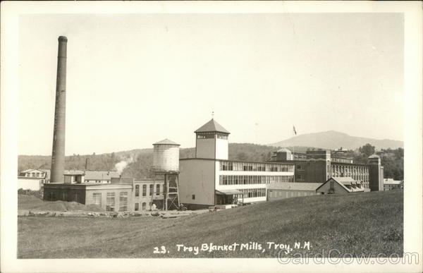 Troy Blanket Mills New Hampshire