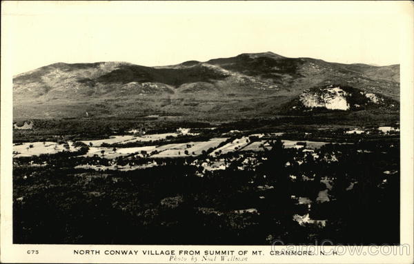 North Conway Village from Summit of Mt. Cranmore New Hampshire