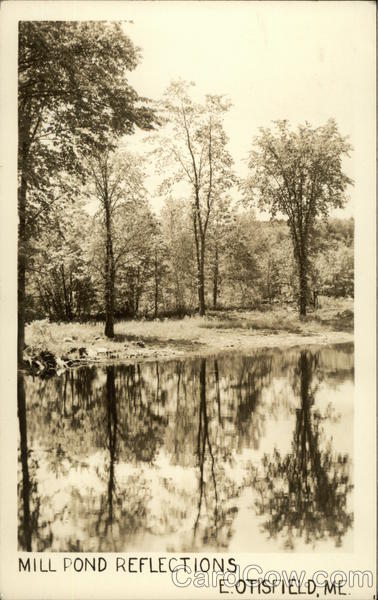 Mill Pond Reflections East Otisfield Maine