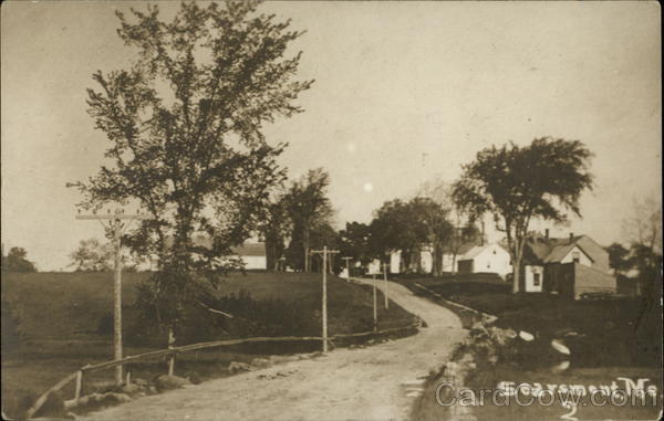 View of Homes and Town Searsmont Maine