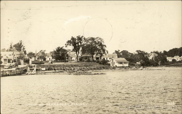 Searsport As Seen From The Bay Maine