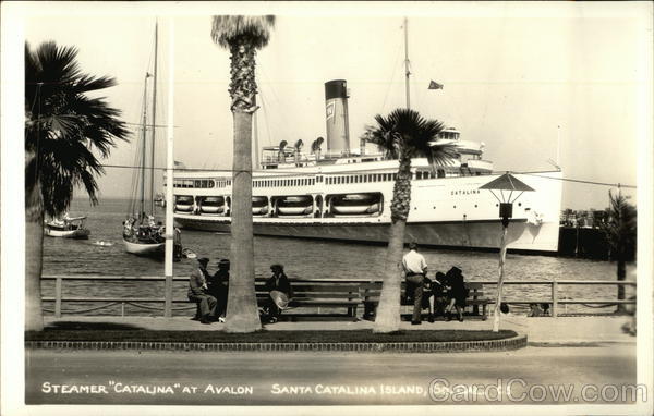 Steamer Catalina at Avalon Santa Catalina Island California