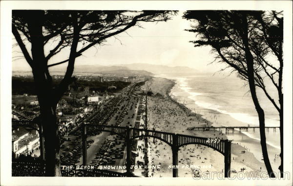 The Beach showing Joy Zone San Francisco California