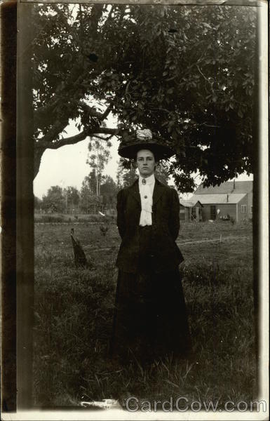 Portrait of a Woman Under a Tree Sonoma California